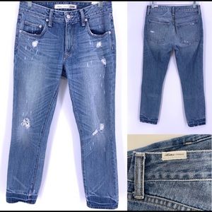 Lovers + Friends Ezra Melrose Slim BF Jeans Sz 26
